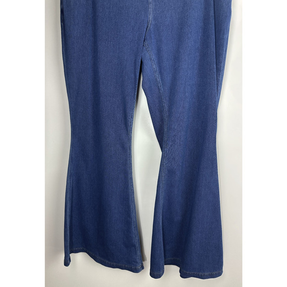 NWT Halara Flex High Waisted Crossover Pocket Washed Casual Jeans XL Petite - Picture 5 of 8